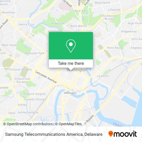 Samsung Telecommunications America map