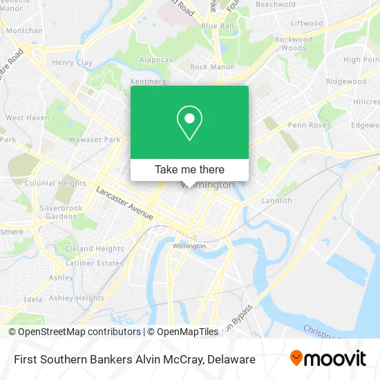 First Southern Bankers Alvin McCray map