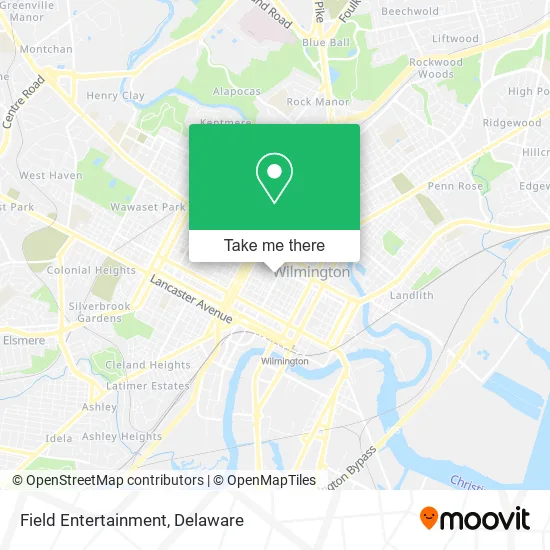 Field Entertainment map