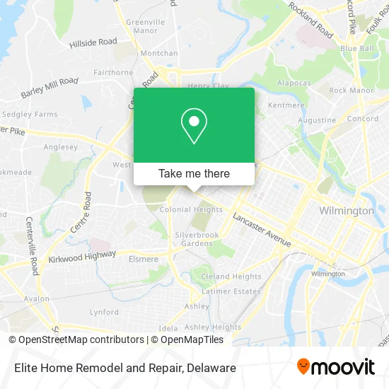 Elite Home Remodel and Repair map