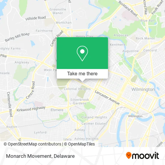 Monarch Movement map