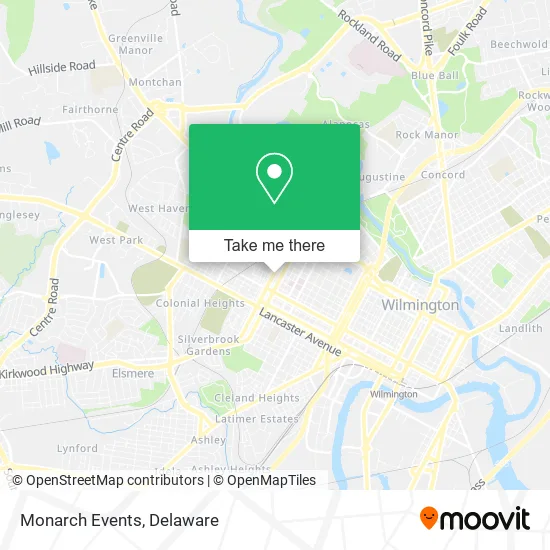 Monarch Events map