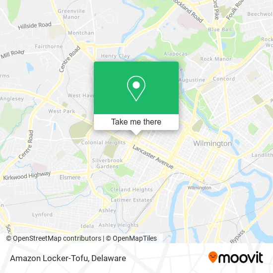 Amazon Locker-Tofu map