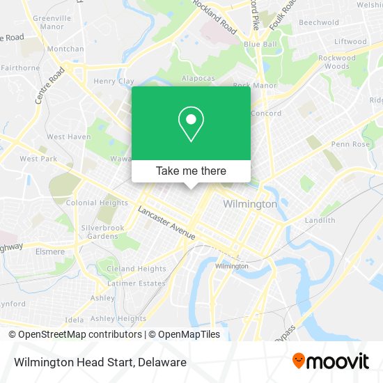 Wilmington Head Start map