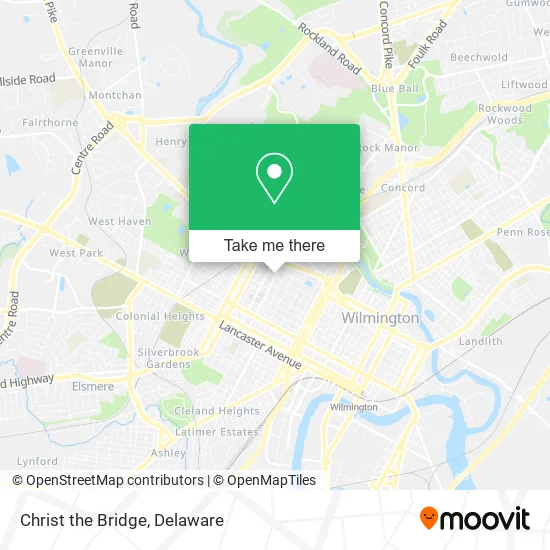 Christ the Bridge map