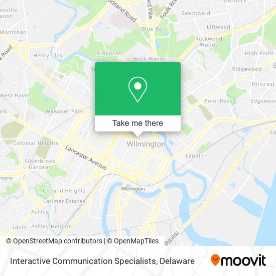 Interactive Communication Specialists map
