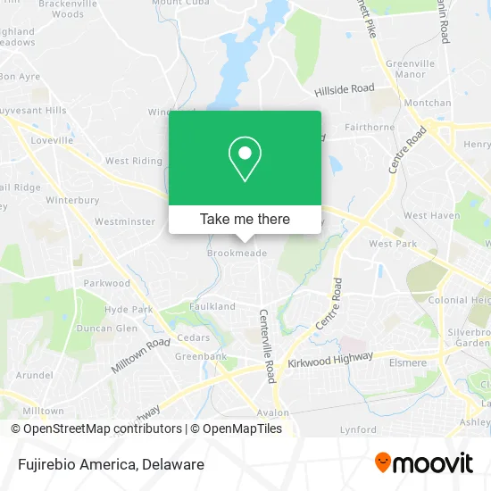 Fujirebio America map