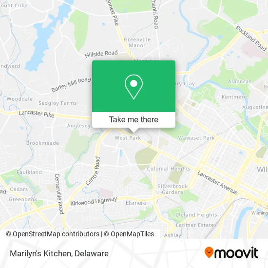 Marilyn's Kitchen map