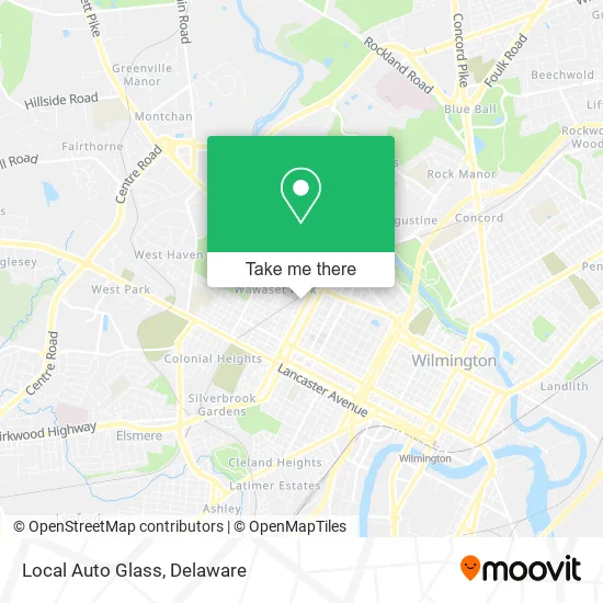 Local Auto Glass map