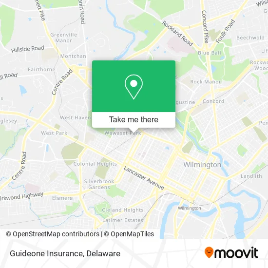 Guideone Insurance map