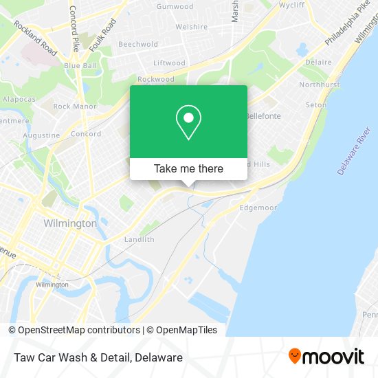 Taw Car Wash & Detail map