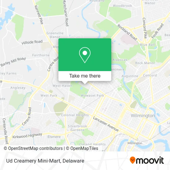 Ud Creamery Mini-Mart map