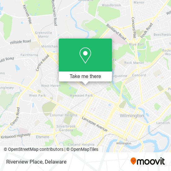 Mapa de Riverview Place