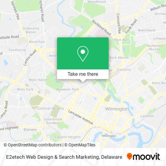 E2etech Web Design & Search Marketing map