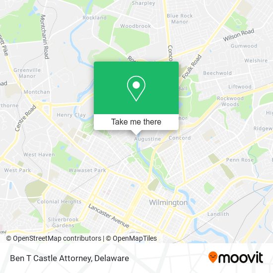 Ben T Castle Attorney map