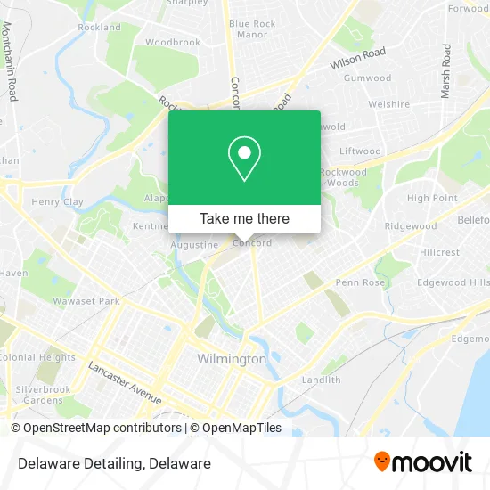 Delaware Detailing map