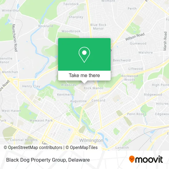 Black Dog Property Group map