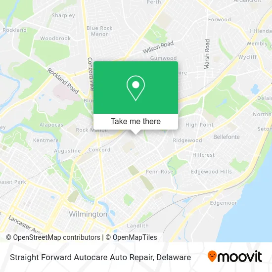 Straight Forward Autocare Auto Repair map
