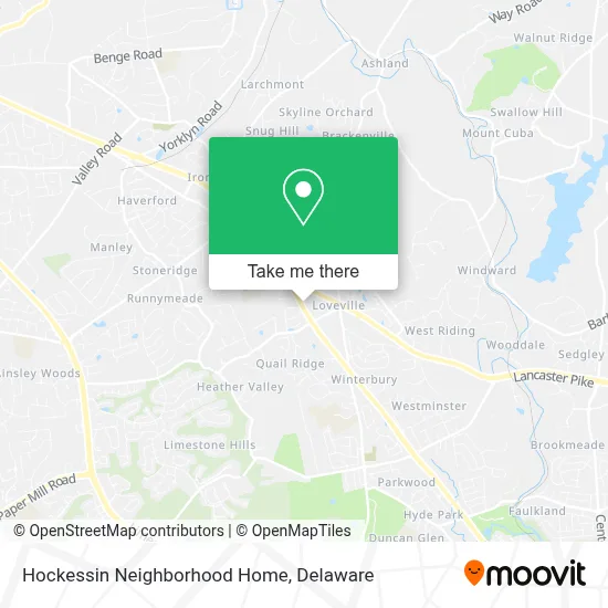 Hockessin Neighborhood Home map