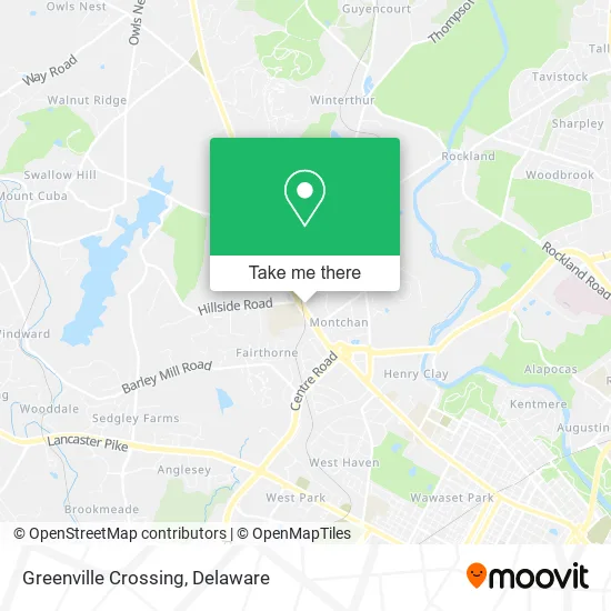 Greenville Crossing map