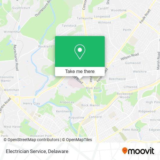 Mapa de Electrician Service