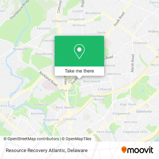 Resource Recovery Atlantic map
