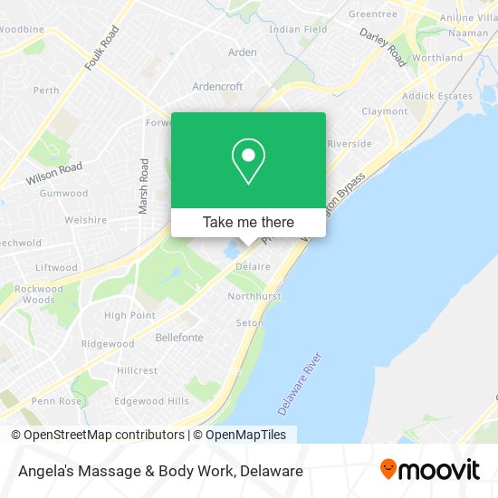 Mapa de Angela's Massage & Body Work
