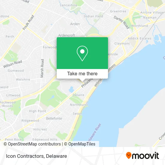 Icon Contractors map