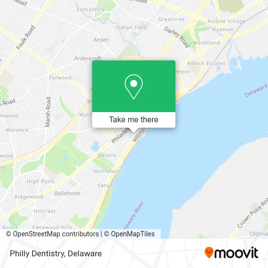 Philly Dentistry map