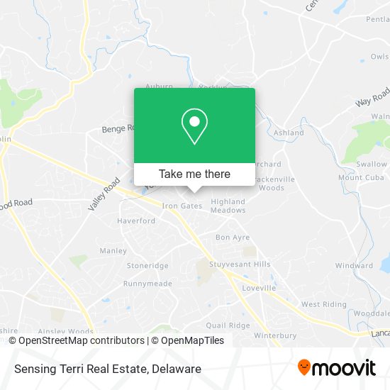 Mapa de Sensing Terri Real Estate