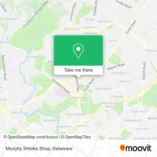 Murphy Smoke Shop map
