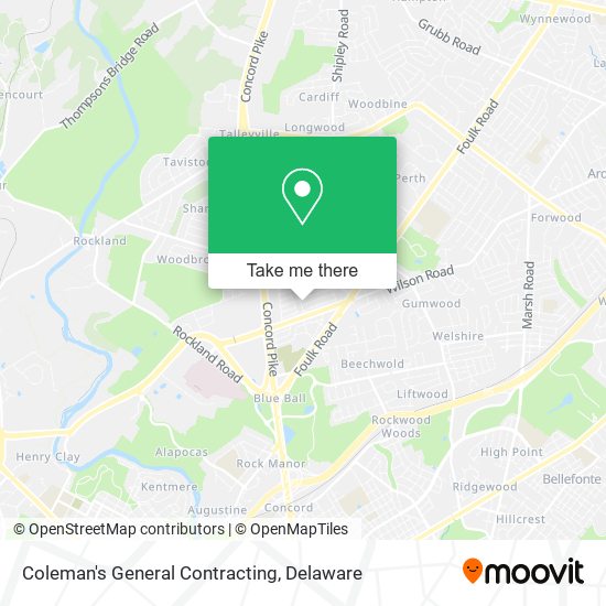 Coleman's General Contracting map