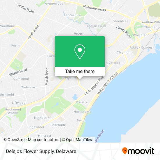 Delejos Flower Supply map