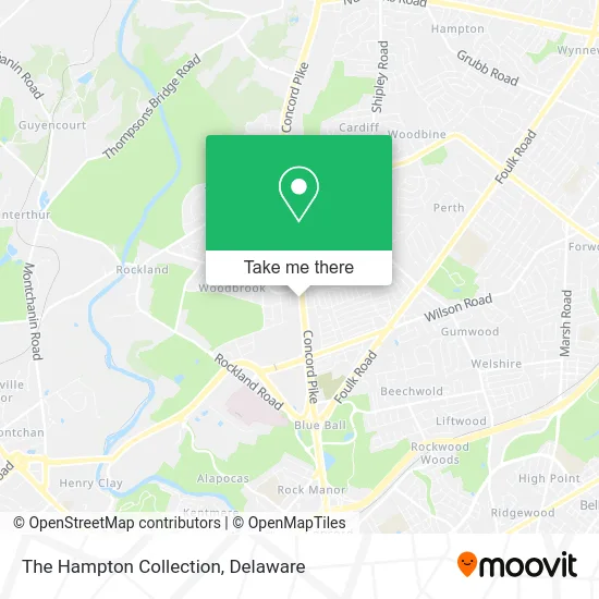 The Hampton Collection map