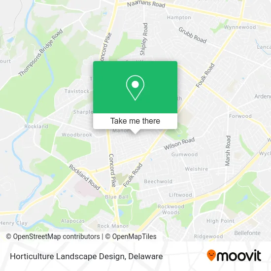 Horticulture Landscape Design map