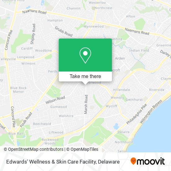 Edwards' Wellness & Skin Care Facility map