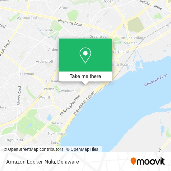 Amazon Locker-Nula map