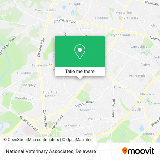 National Veterinary Associates map