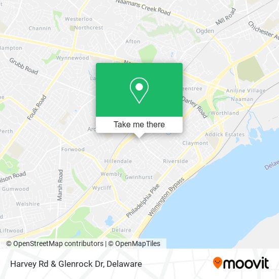 Mapa de Harvey Rd & Glenrock Dr