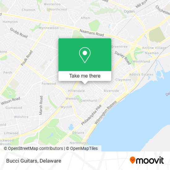 Mapa de Bucci Guitars