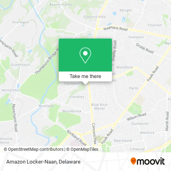 Amazon Locker-Naan map