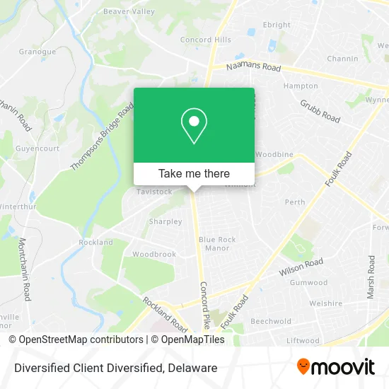 Diversified Client Diversified map