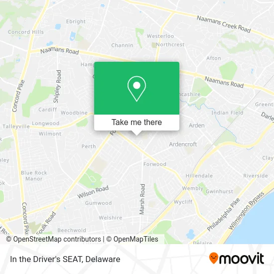 In the Driver's SEAT map