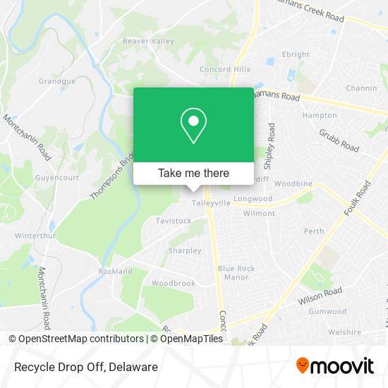 Recycle Drop Off map