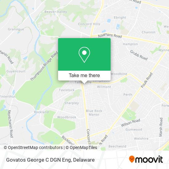 Mapa de Govatos George C DGN Eng