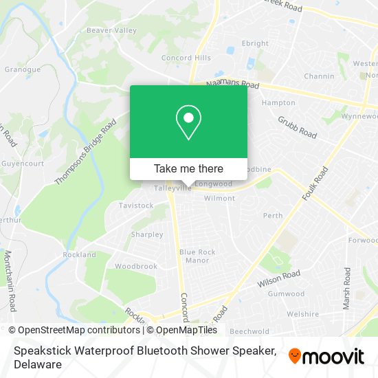 Mapa de Speakstick Waterproof Bluetooth Shower Speaker