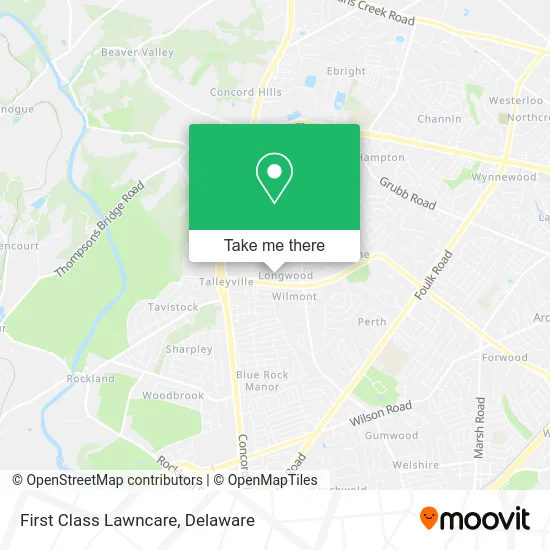 First Class Lawncare map