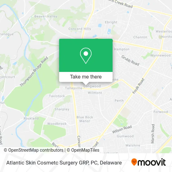 Atlantic Skin Cosmetc Surgery GRP, PC map
