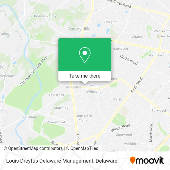 Louis Dreyfus Delaware Management map