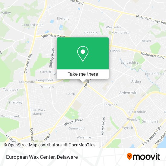 European Wax Center map